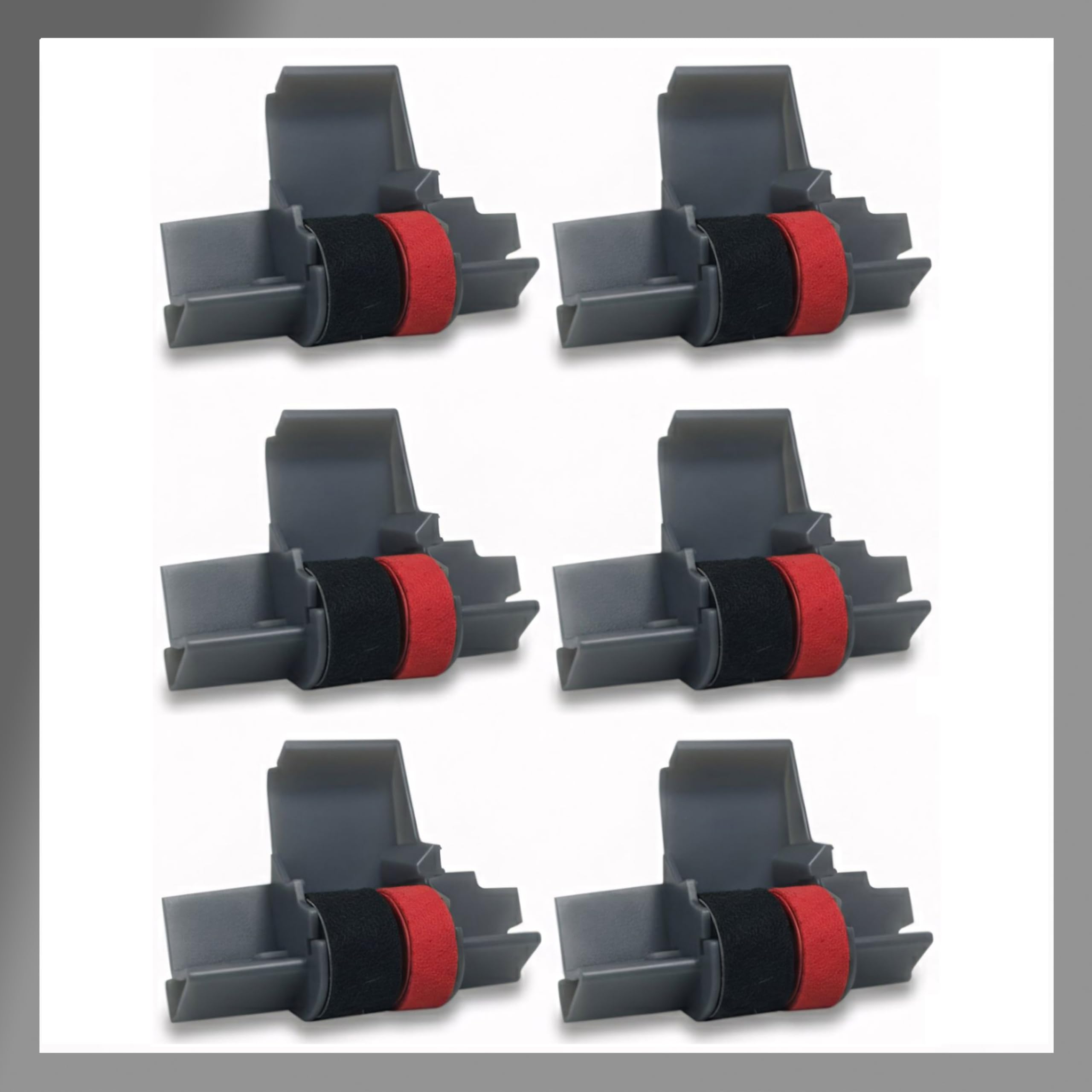 IR‑40T Black & Red [ Pack] Ink Roller Ribbon Cartridge – Dual‑Color Replacement Compatible for CASIO/Canon/Sharp Printing Calculators & Cash Registers