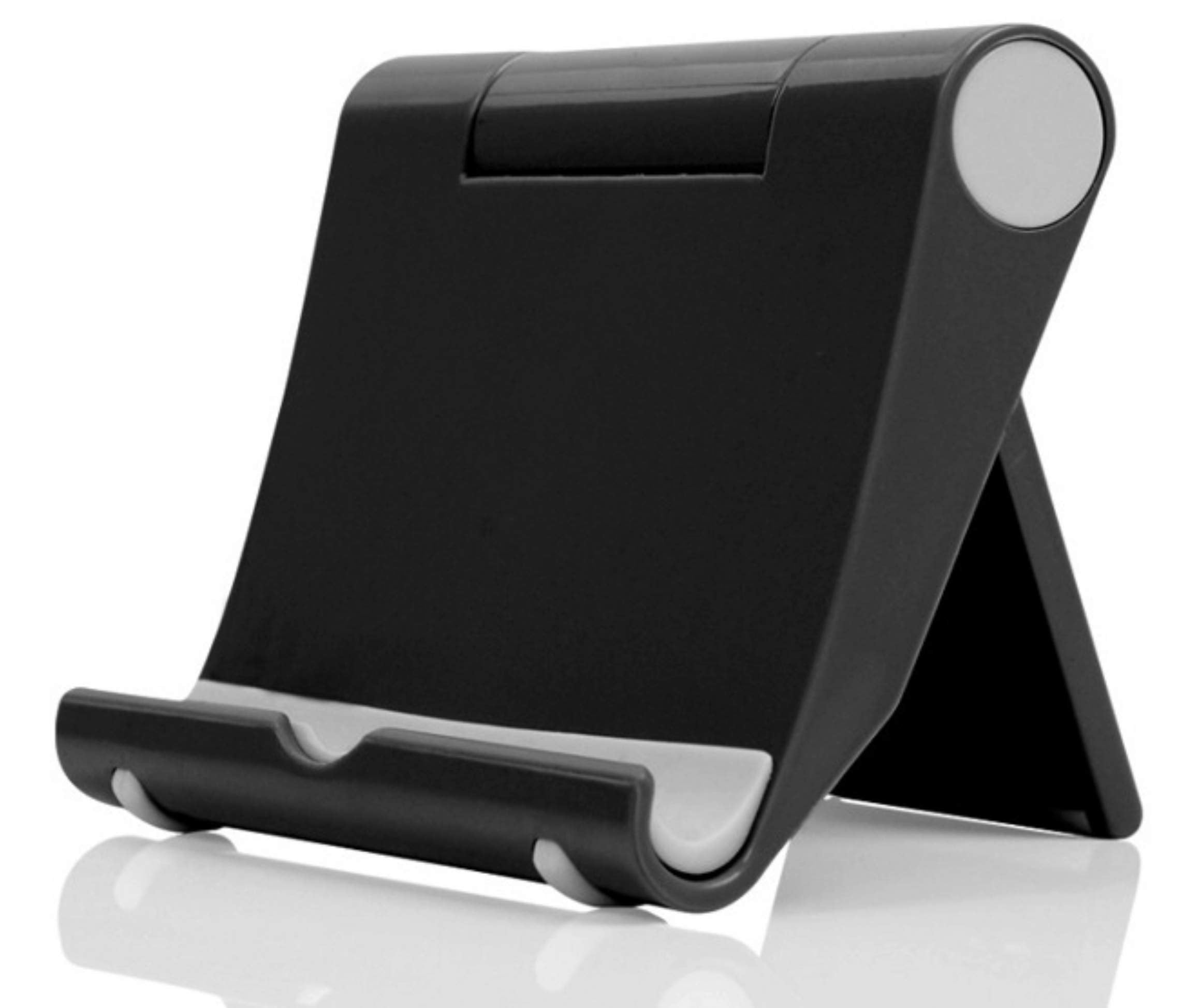 Pokanic Cell Phone Multi-Angle Stand Holder Mount Cradle Organizer Charger Station Tablet Desktop Bed Office School Kitchen Travel Foldable Portable Adjustable Universal Smartphones