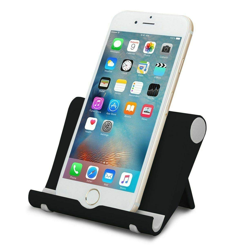 Pokanic Cell Phone Multi-Angle Stand Holder Mount Cradle Organizer Charger Station Tablet Desktop Bed Office School Kitchen Travel Foldable Portable Adjustable Universal Smartphones