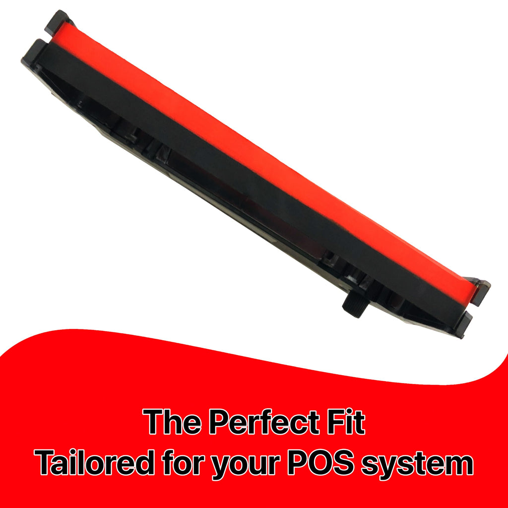 ERC-30 34 38 Ribbon Ink Cartridge Receipt Printer Black and Red, ERC30 Compatible with Epson Printer SNBC BTP-M280, BTP-M280A, BTP-M280B, BTP-M280D, BTP-M300, POS (12 Pack)