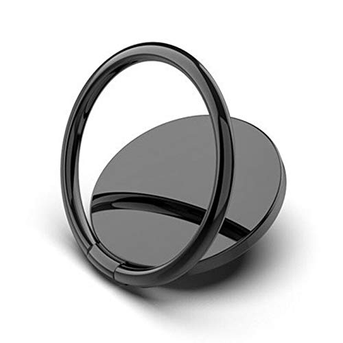 Pokanic Cell Phone Holder Finger Metal Ring Grip Stability Kickstand 360° Rotation Adjustable Collapsible Compatible with Apple iPhone, Samsung Galaxy, LG