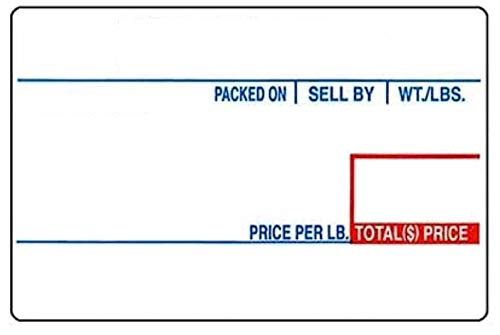 CAS Labels LST Thermal - Printer Printing Scale Compatible with CAS LP-1000 CL-5000 CL-5500 CL-7200, Easy Weigh LS-100, VisionTech DLP-300