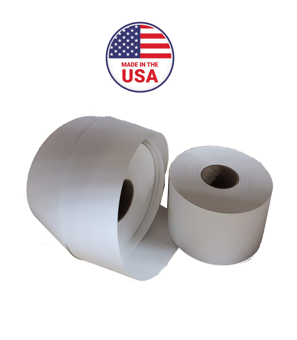 Aquos CAS Printing Scale Label Rolls (8060) – Rectangular Blank Thermal Label Rolls | CAS Scale Labels for Grocery Stores, Butcher Shops, Delis & Supermarkets | Made in USA