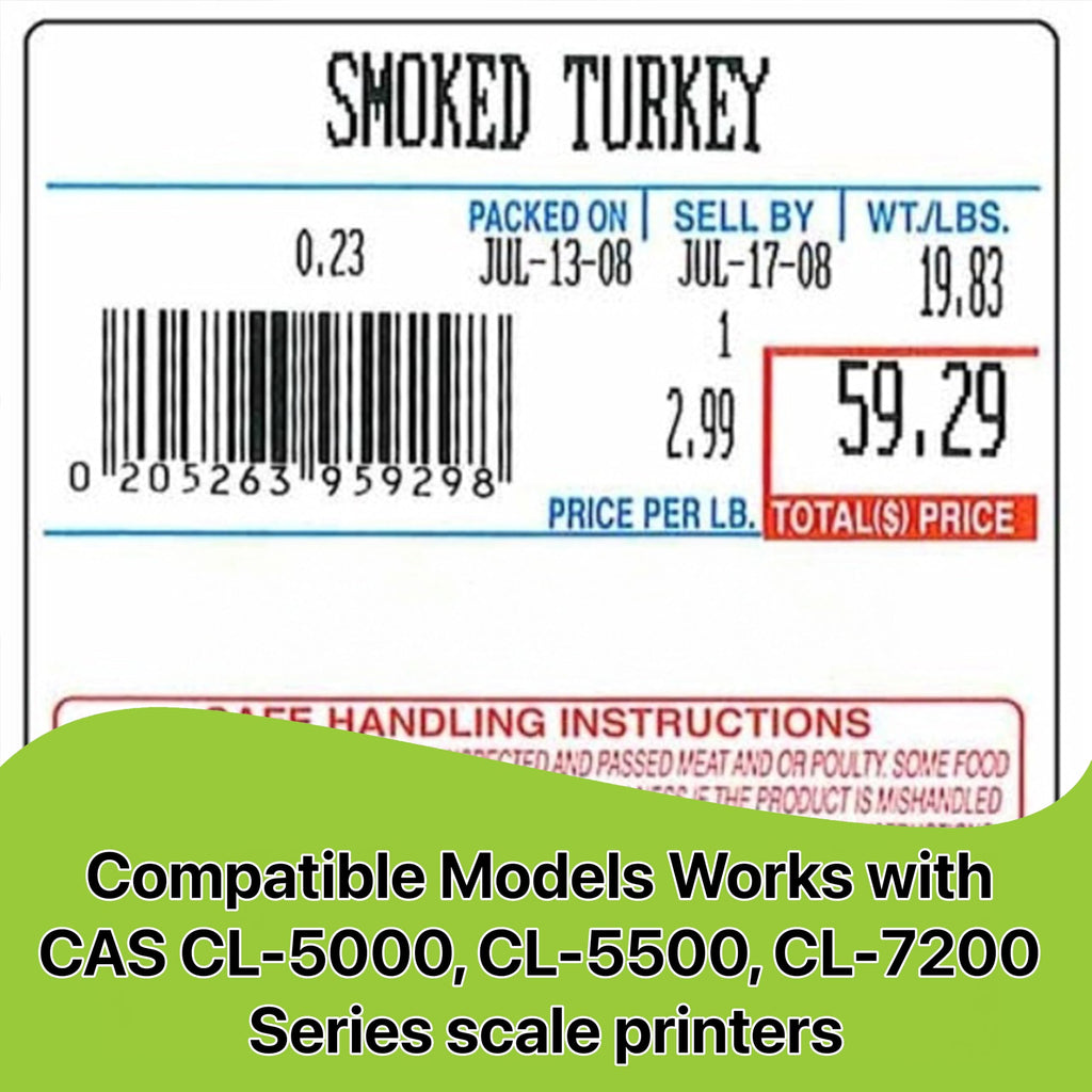 Pokanic Thermal Head Printer Replacement Part Compatible with CAS CL-5000, CL-5500, CL-7200 Bench and Pole Series Scale, Weight Printing Clear Labels