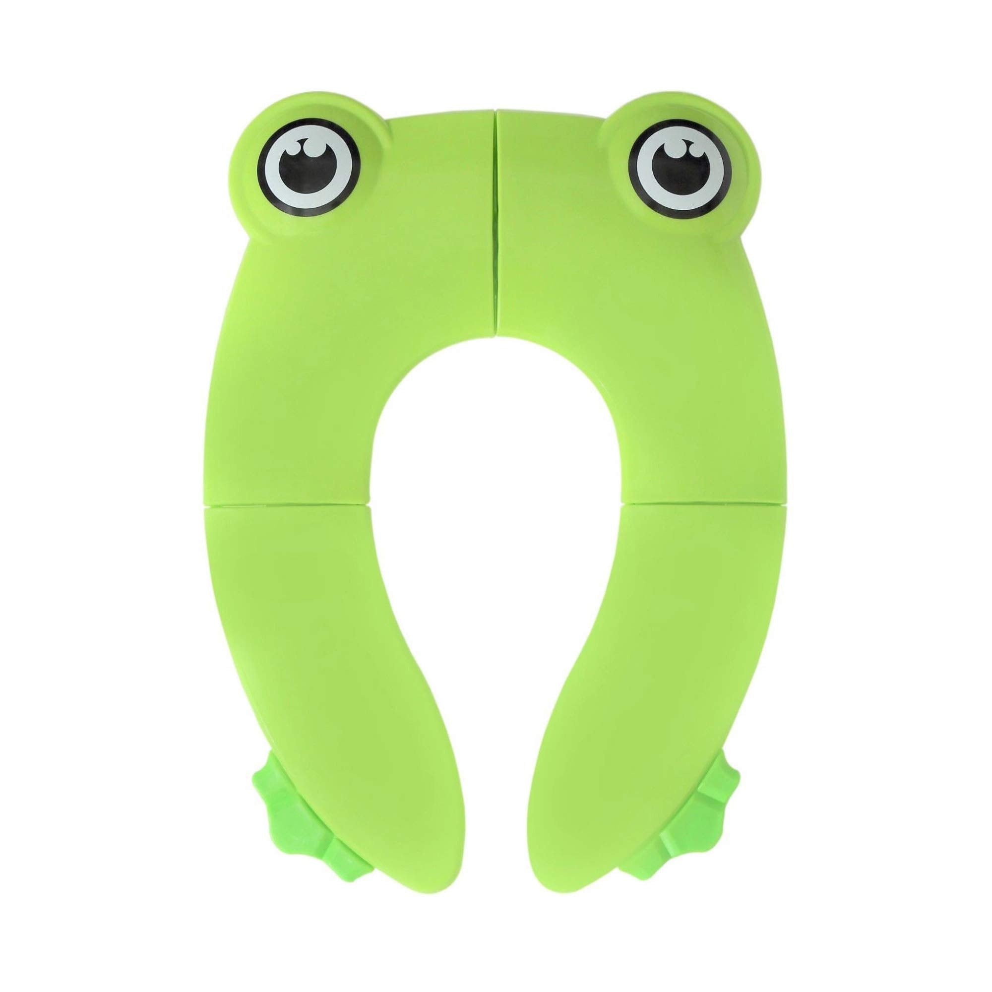 POKANIC Toilet Potty Training Seat Cover, Travel Toilet Seat, Folding Non Slip Silicone Pads, Travel Portable Reusable Kids Toddlers Boys Girls, Carry Bag