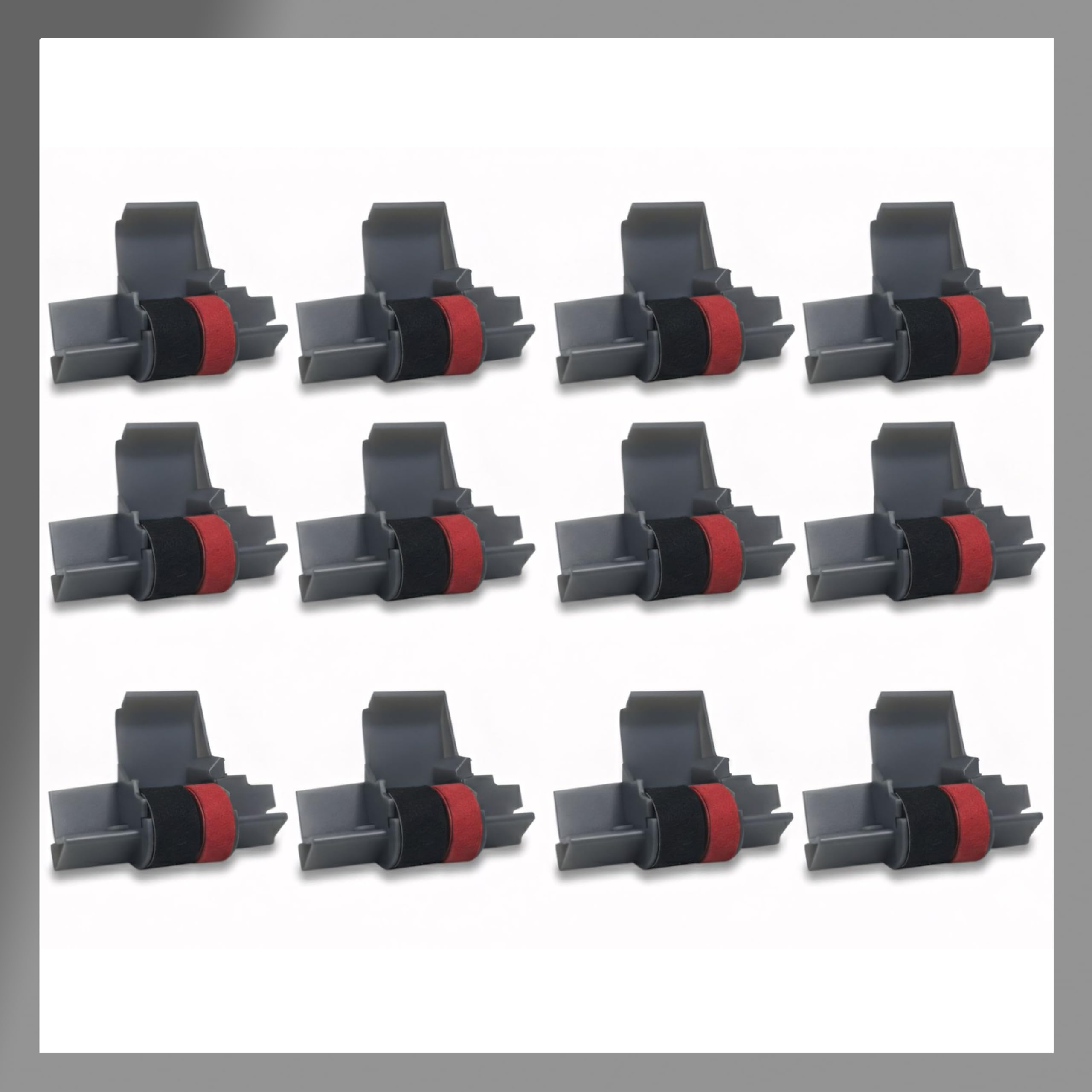 IR‑40T Black & Red [ Pack] Ink Roller Ribbon Cartridge – Dual‑Color Replacement Compatible for CASIO/Canon/Sharp Printing Calculators & Cash Registers