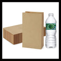 Pokanic Lunch Brown Paper Bags x 500 pcs (10 x 5 x 3 inch) Bulk Kraft 4 lb Capacity Eco Friendly Reusable Heavy DutyDisposable for Grocery Snacks Crafts Lunch Sandwich Food