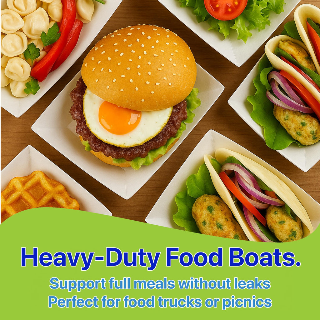 Pokanic Checkered Kraft Paper Boat Trays [ lb] x [ Pack] Disposable [ x x x] Containers Bowls Baskets Heavy-Duty Foods Snacks Hot Dogs Sandwich Burgers Popcorn Chips Tacos Nachos