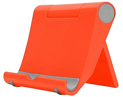 Pokanic Cell Phone Multi-Angle Stand Holder Mount Cradle Organizer Charger Station Tablet Desktop Bed Office School Kitchen Travel Foldable Portable Adjustable Universal Smartphones