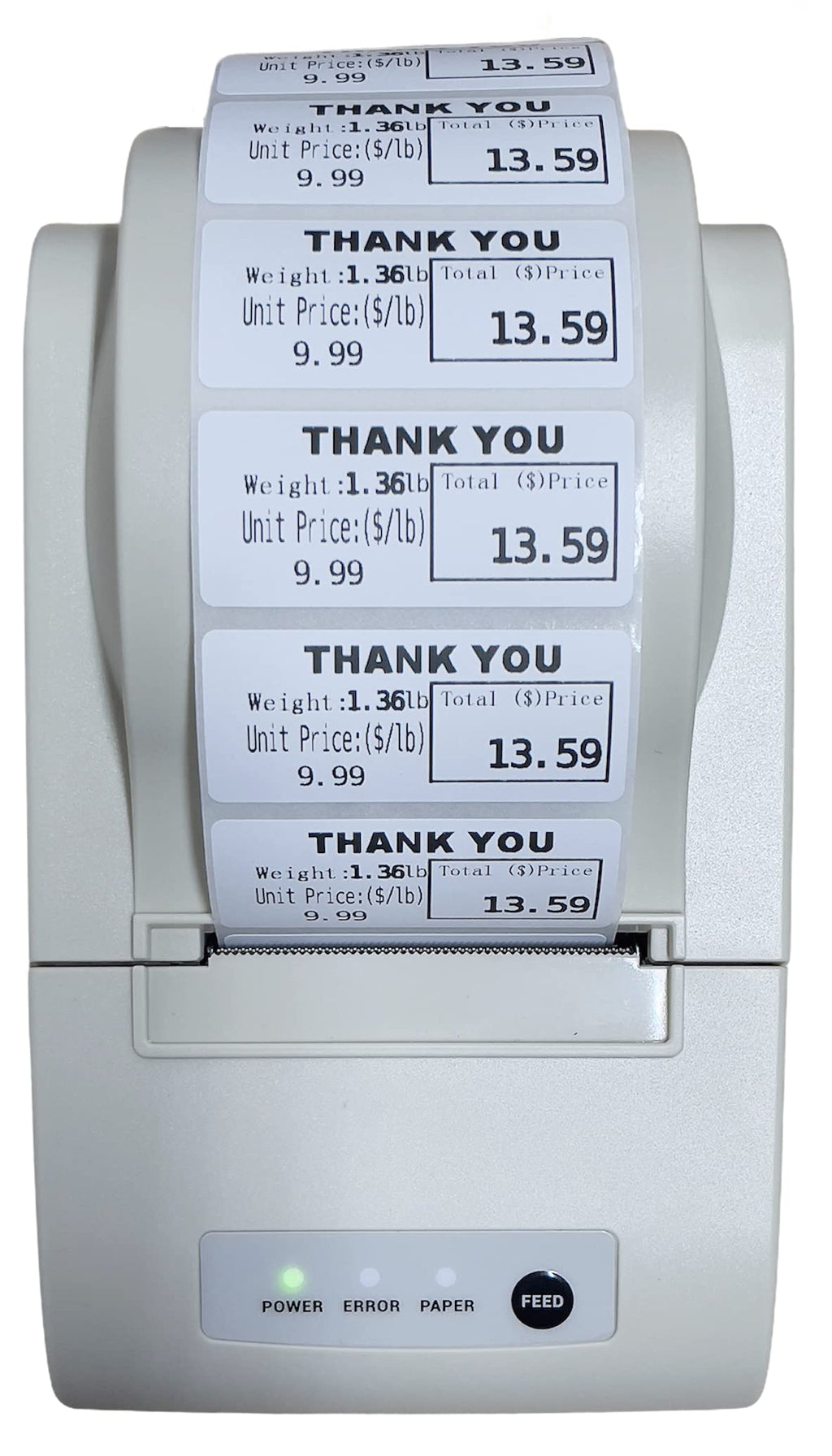 Pokanic DLP-50/8060 Label Thermal Printer Compatible with Cas S2000Jr / EC/ECD Series Scale