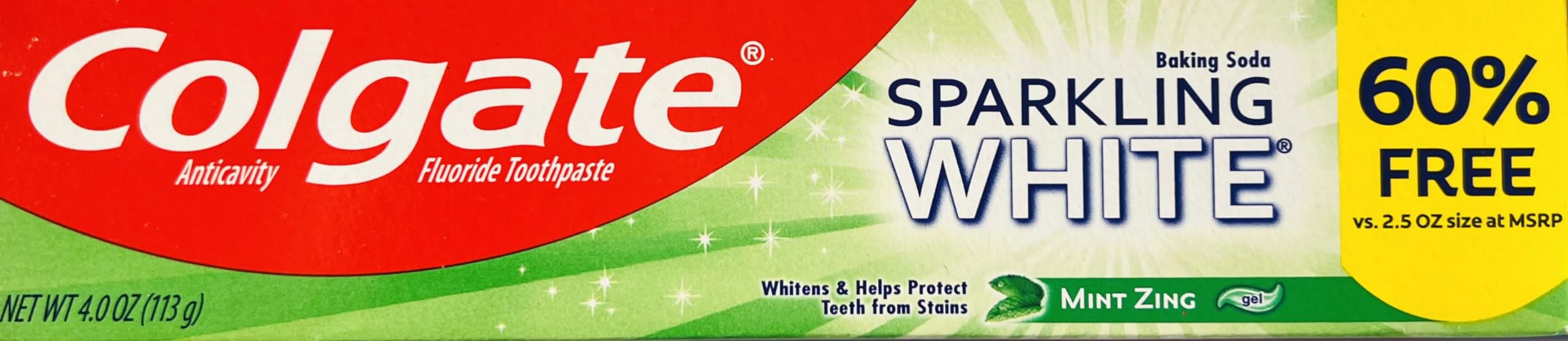Colgate Sparkling White Gel Toothpaste