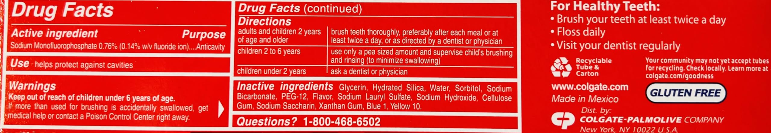 Colgate Sparkling White Gel Toothpaste