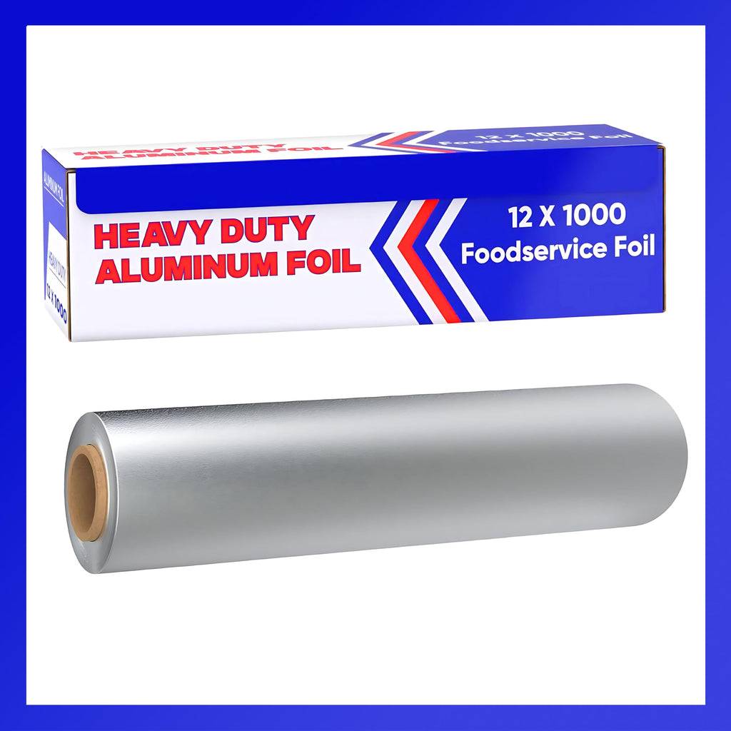 Pokanic Aluminum Foil Wrap Roll Heavy Duty Commercial and Home Use for Food, BBQ, Grilling, Cooking, Baking, Roasting, Party