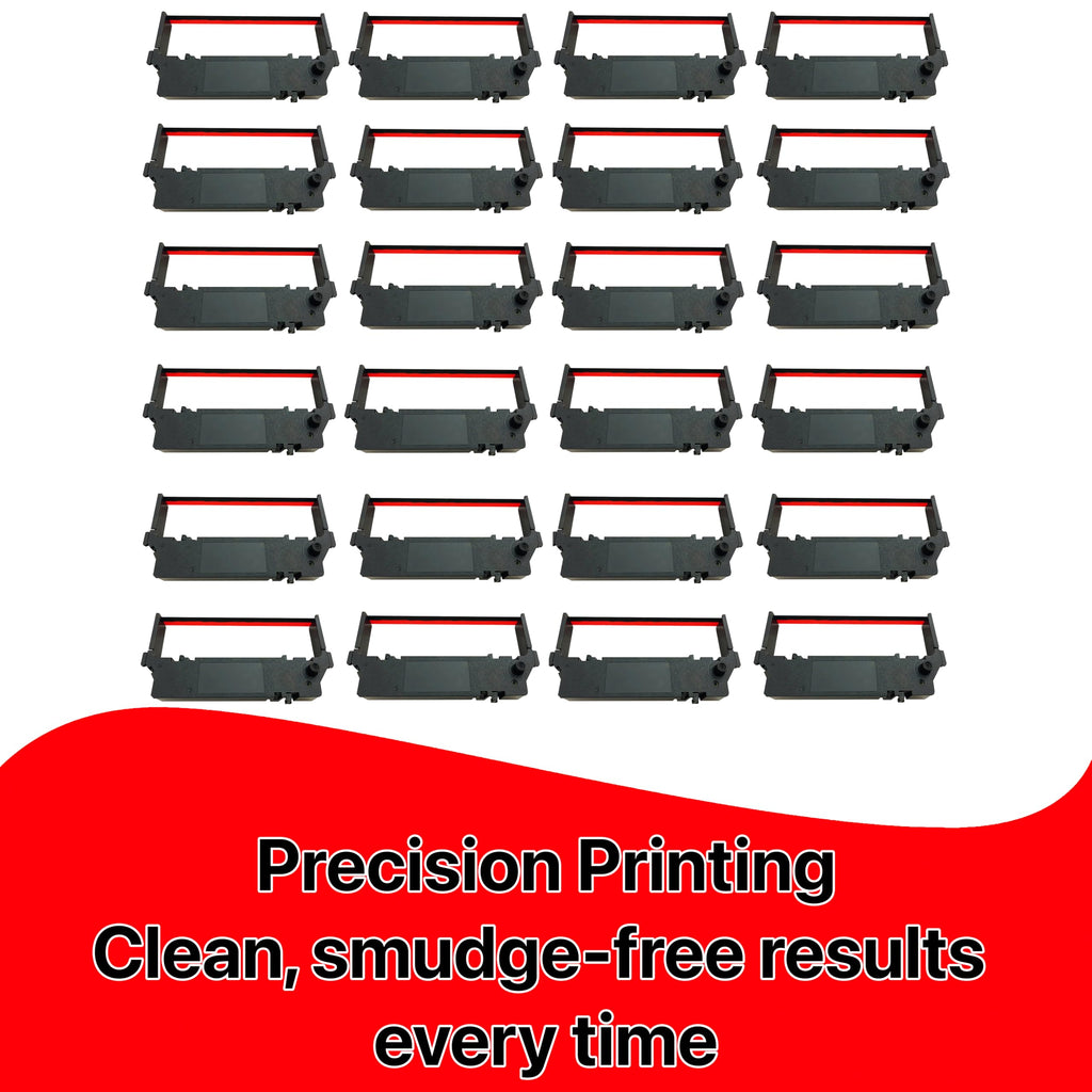 Pokanic SP-700 Ribbon Ink Cartridge Black/Red Replacement POS System Kitchen Printers Compatible with Star Micronics SNBC Epson Bixolon Citizen NCR