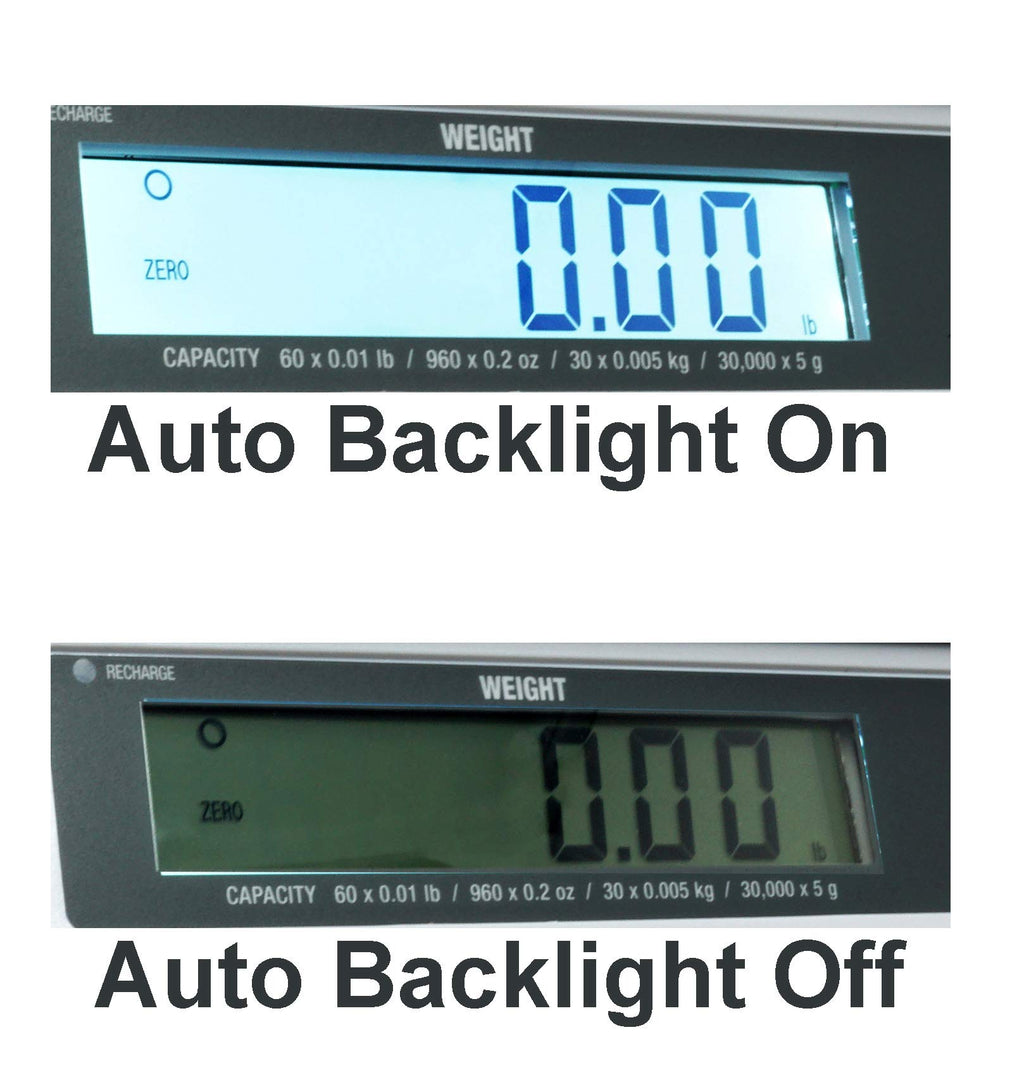 Easy Weigh PX 12 x 0.002 LB Capacity Digital Scale Rechargeable Battery Operated LCD Display Stainless Steel Platter KG Grams Ounces OZ Kitchen Deli Produce Electronic NTEP (PX-12)