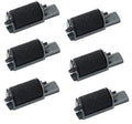 IR40 Black Ink Roller x [6 Pack] Compatible with Casio Canon Citizen and Sharp Printing Calculators and Cash Registers