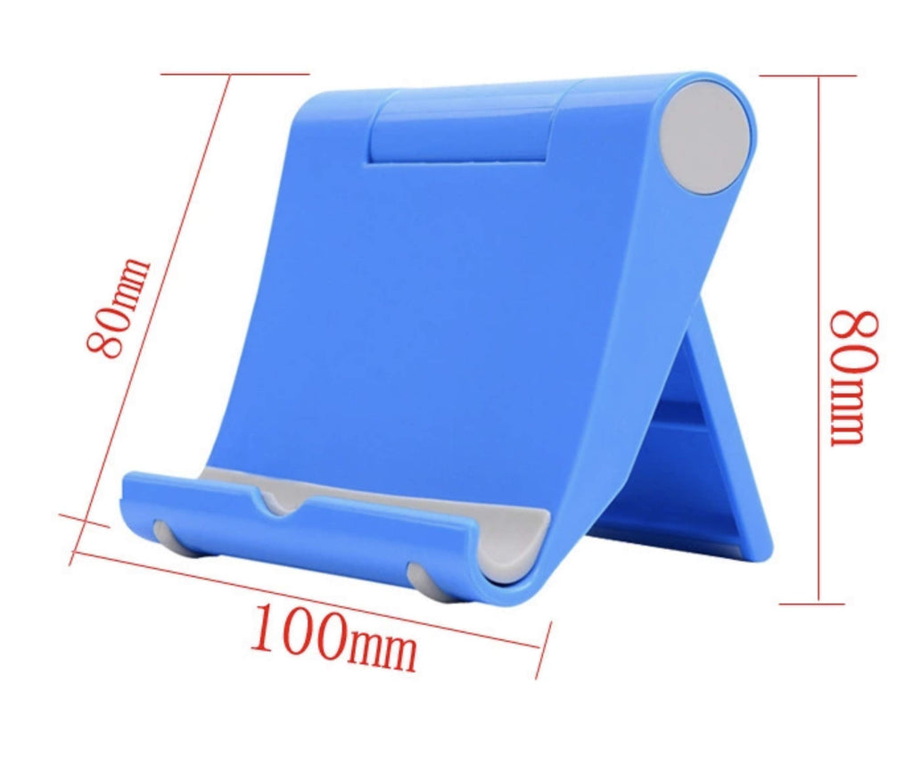 Pokanic Cell Phone Multi-Angle Stand Holder Mount Cradle Organizer Charger Station Tablet Desktop Bed Office School Kitchen Travel Foldable Portable Adjustable Universal Smartphones