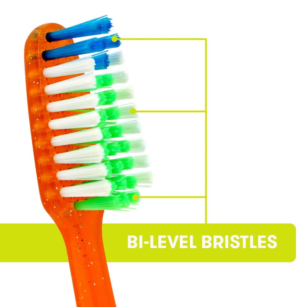 Reach Crystal Clean Toothbrush, Medium Bristles, 1 Count, Pack of 6