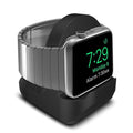 Watch Stand Compatible Apple Watch with All Series and All Models, Silicone Charging Dock with Nightstand Mode and Cable Management Slot, Portable Desk Holder for Home or Travel