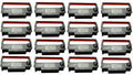 Bixolon (RRC-201BR-16) ERC-30, 16-Pack KD02-00057A Black and Red Ribbon Cartridge ink Compatible with SNBC SRP-275 & SRP-270 (GRC-220BR)
