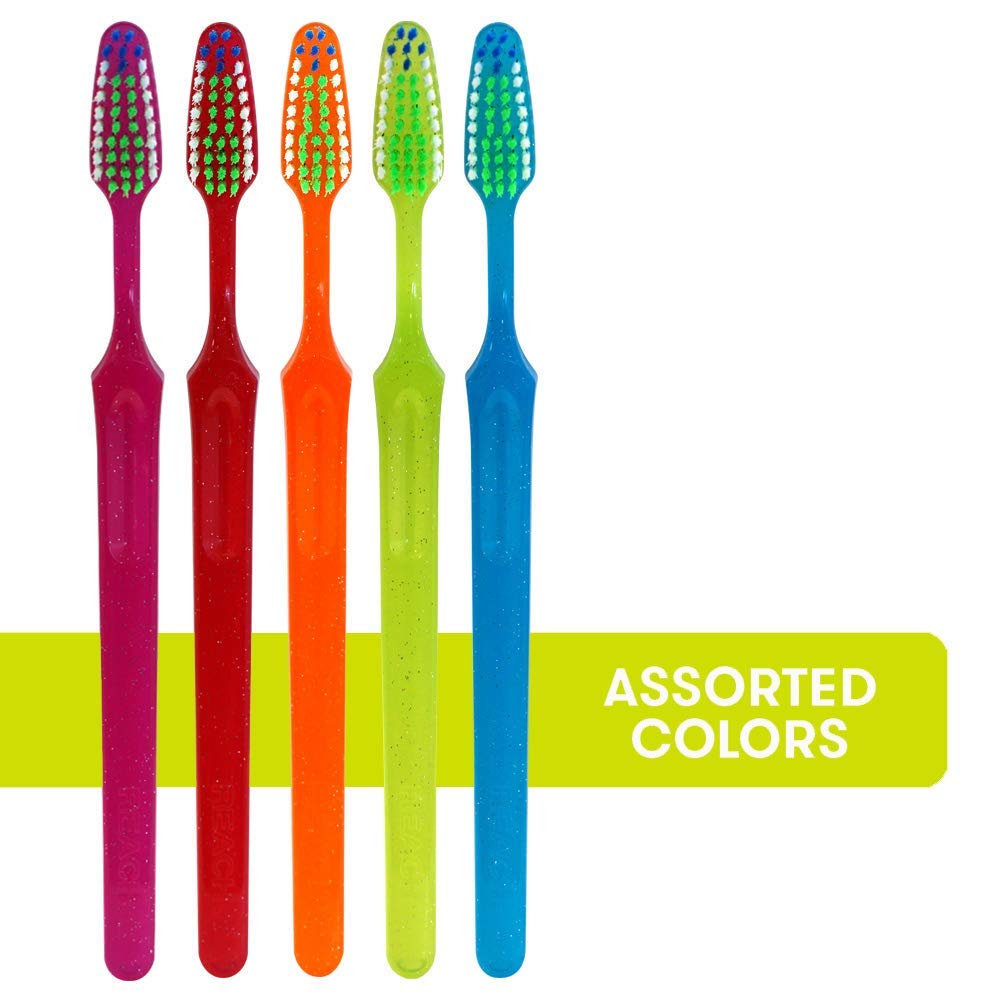 Reach Crystal Clean Toothbrush, Medium Bristles, 1 Count, Pack of 6