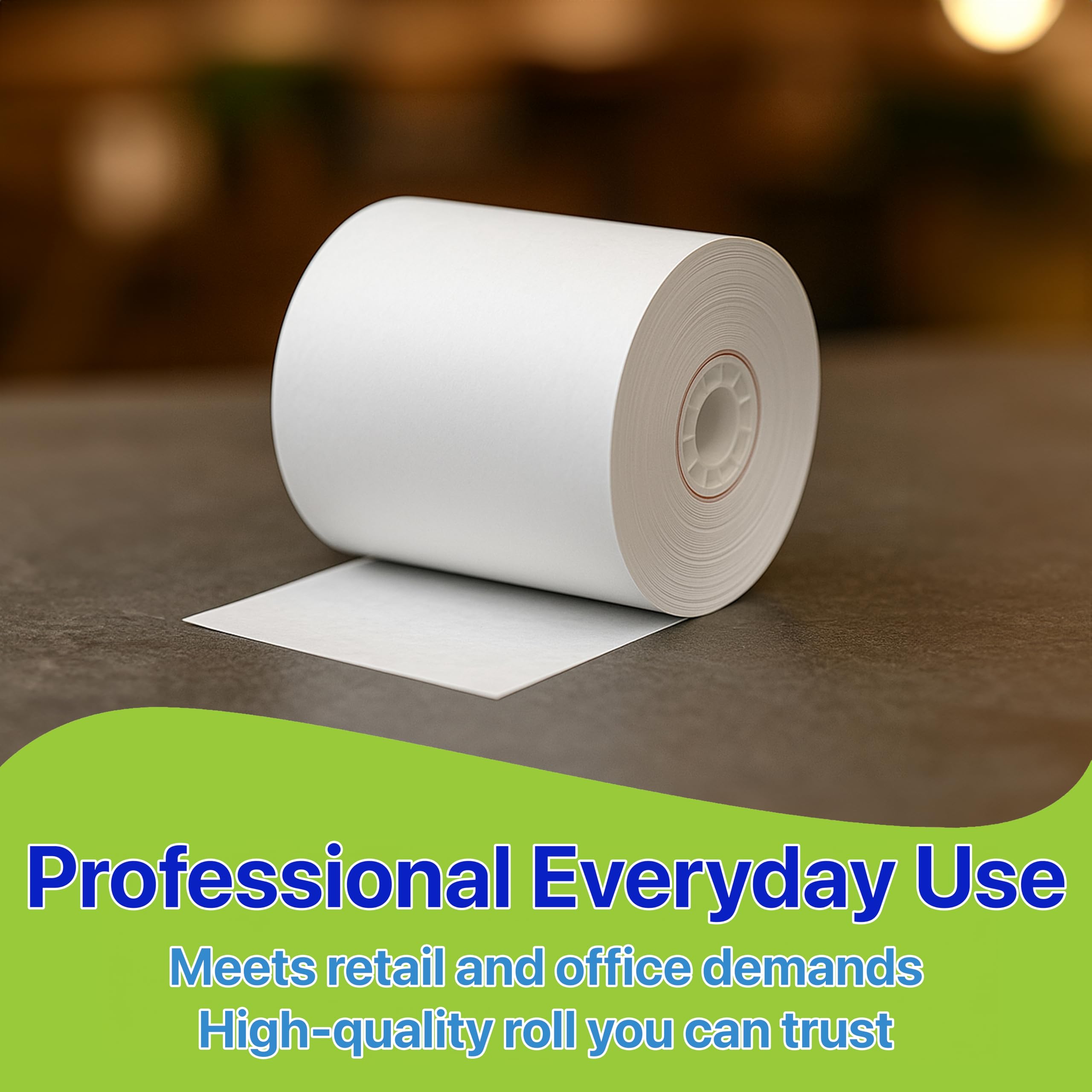 Pokanic Thermal Receipt Paper Rolls [3 1/8/" x 230'] x [30 Rolls] Compatible with Clover Mini Mobile Square POS System Credit Card Machine Calculators Star Printers