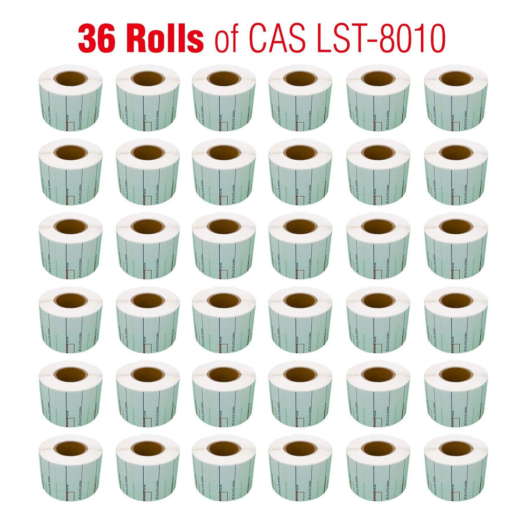 CAS Labels LST Thermal - Printer Printing Scale Compatible with CAS LP-1000 CL-5000 CL-5500 CL-7200, Easy Weigh LS-100, VisionTech DLP-300