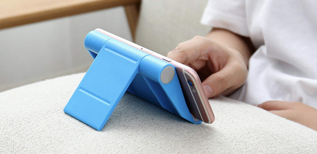 Pokanic Cell Phone Multi-Angle Stand Holder Mount Cradle Organizer Charger Station Tablet Desktop Bed Office School Kitchen Travel Foldable Portable Adjustable Universal Smartphones