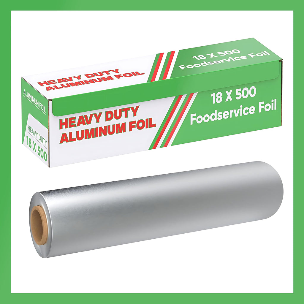 Pokanic Aluminum Foil Wrap Roll Heavy Duty Commercial and Home Use for Food, BBQ, Grilling, Cooking, Baking, Roasting, Party