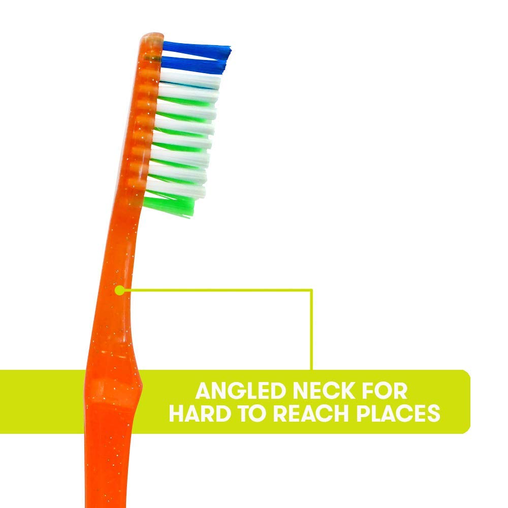 Reach Crystal Clean Toothbrush, Medium Bristles, 1 Count, Pack of 6