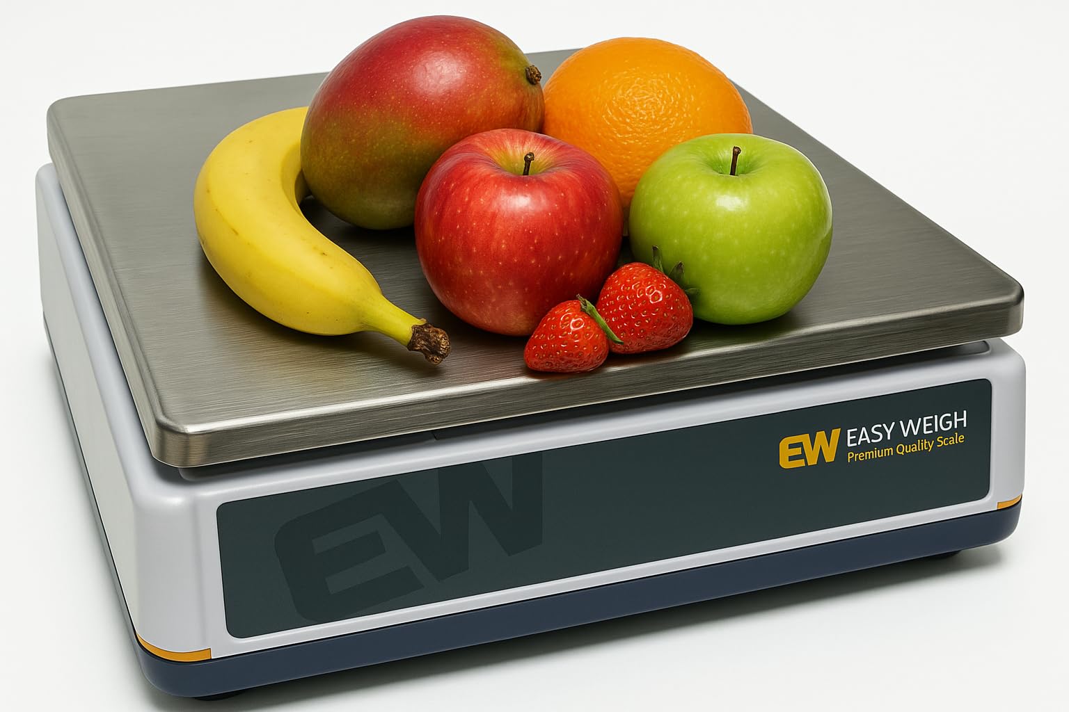 Easy Weigh PX 12 x 0.002 LB Capacity Digital Scale Rechargeable Battery Operated LCD Display Stainless Steel Platter KG Grams Ounces OZ Kitchen Deli Produce Electronic NTEP (PX-12)