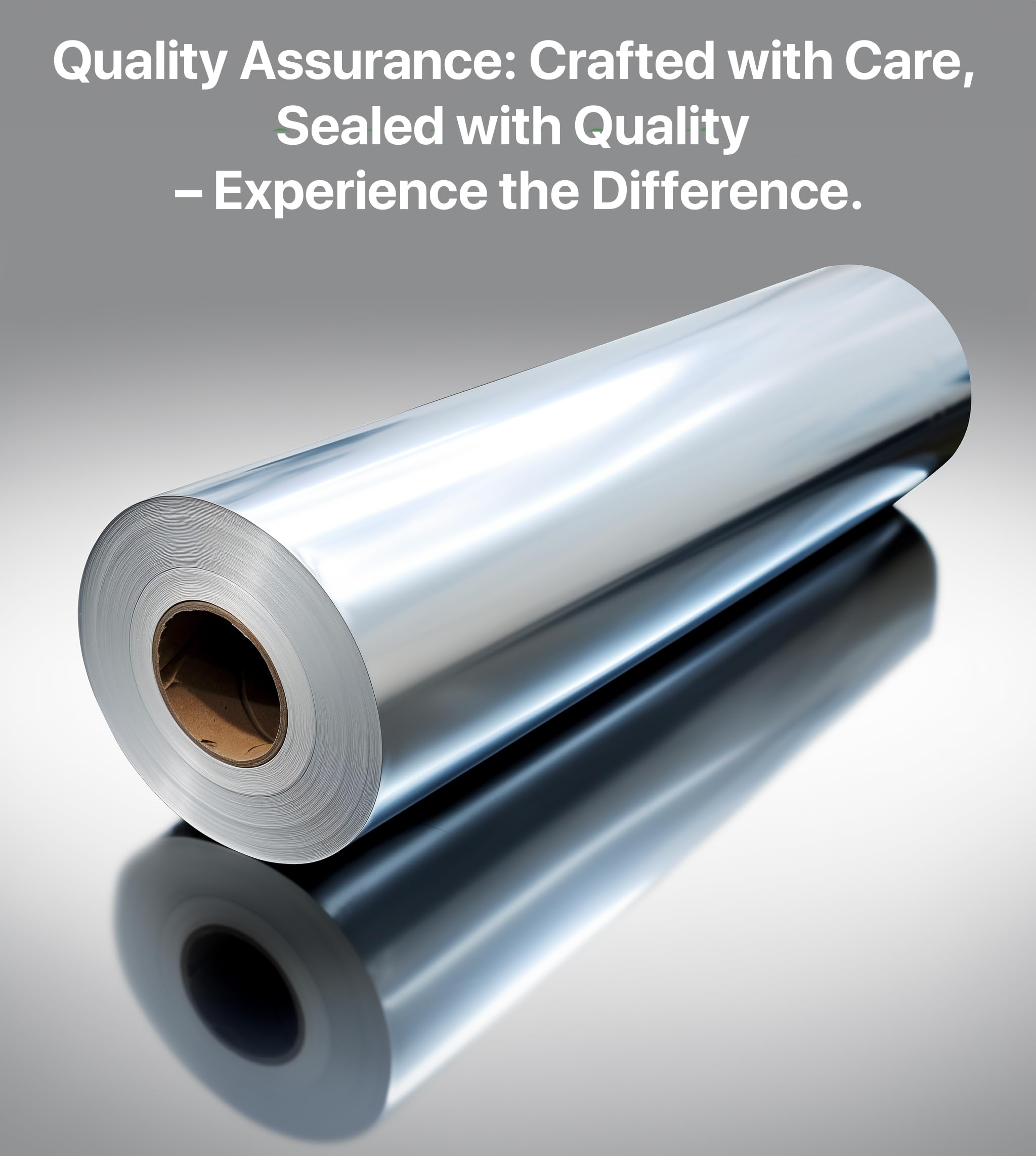Pokanic Aluminum Foil Wrap Roll 12 in x1000 Feet Long | Industrial Size and Strength | Commercial Grade & Length Foil Wrap for Food Service Industry and Home Use| Strong Silver