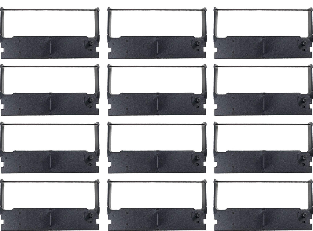 ERC 32 Ribbon x 12 Pack Ink, Cartridge, Compatible with Sam4s ER-5115II,TEC MA-1350, MA-1530, MA-1535, ERC-32, ERC32, Epson M820, TM-935, TM-U150, TM-U420, TM-U675, TM-H6000, TM-H6000II (12 Pack)