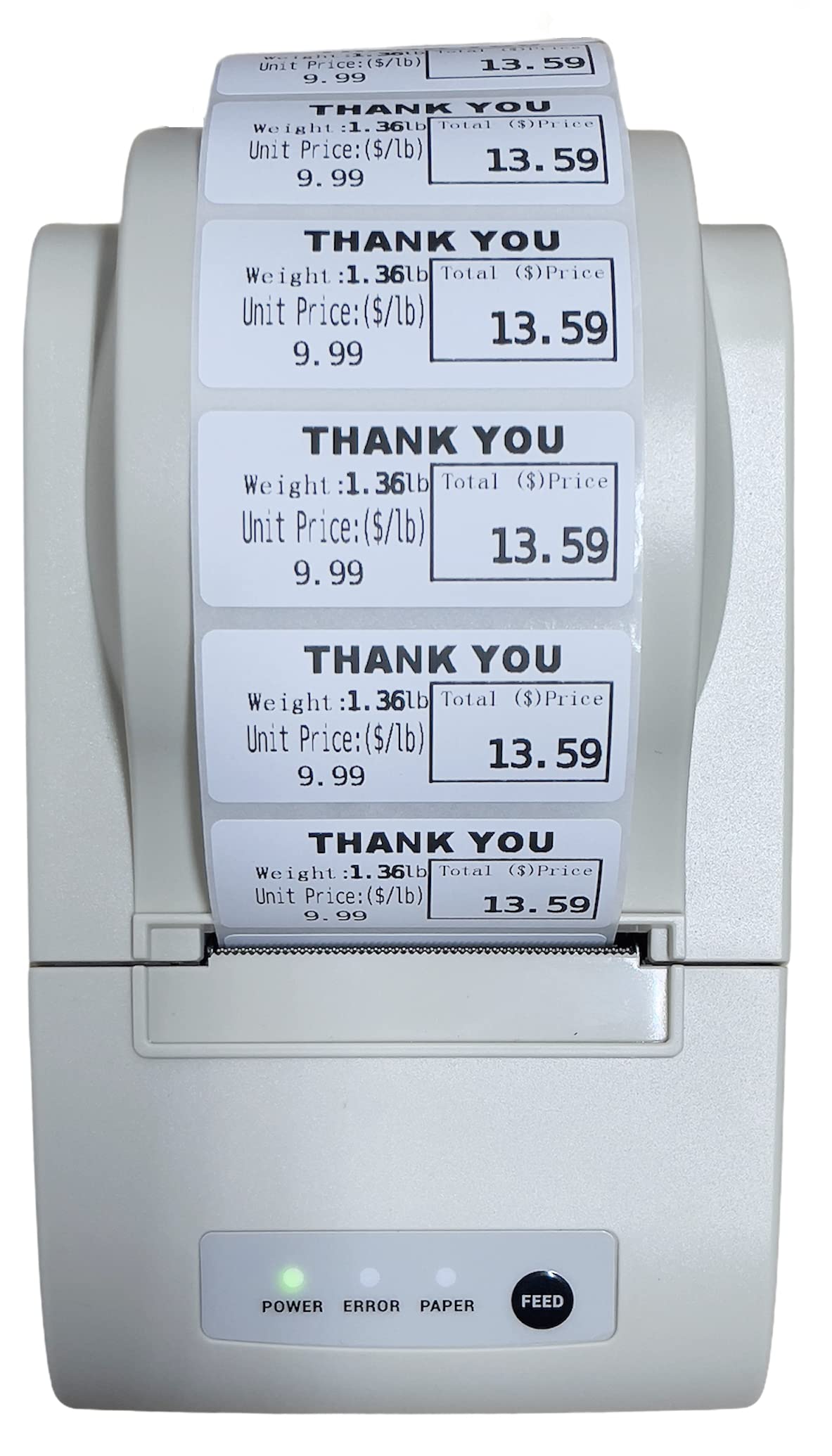 Pokanic DLP-50/8060 Label Thermal Printer Compatible with Cas S2000Jr / EC/ECD Series Scale