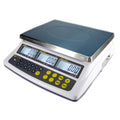 Easy Weigh CK-60 LB x 0.01 Digital Price Computing Scale Rechargeable Battery Operated, NTEP Approval Class III, LCD Display, Portable Compact, Stainless Steel Platter, (60 LB - Interface)