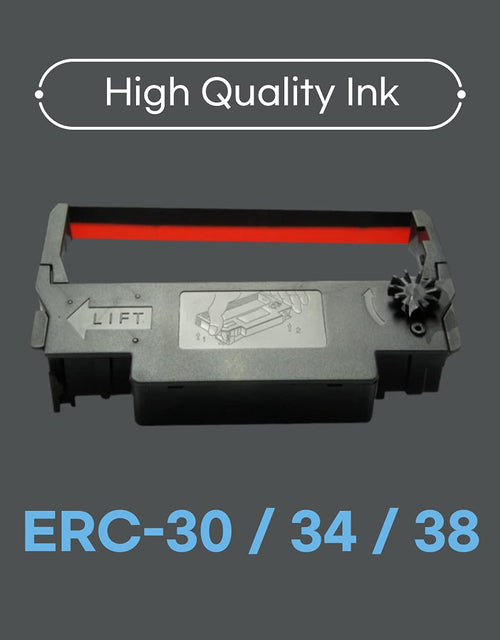 Bixolon (RRC-201BR-16) ERC-30, 16-Pack KD02-00057A Black and Red Ribbon Cartridge ink Compatible with SNBC SRP-275 & SRP-270 (GRC-220BR)