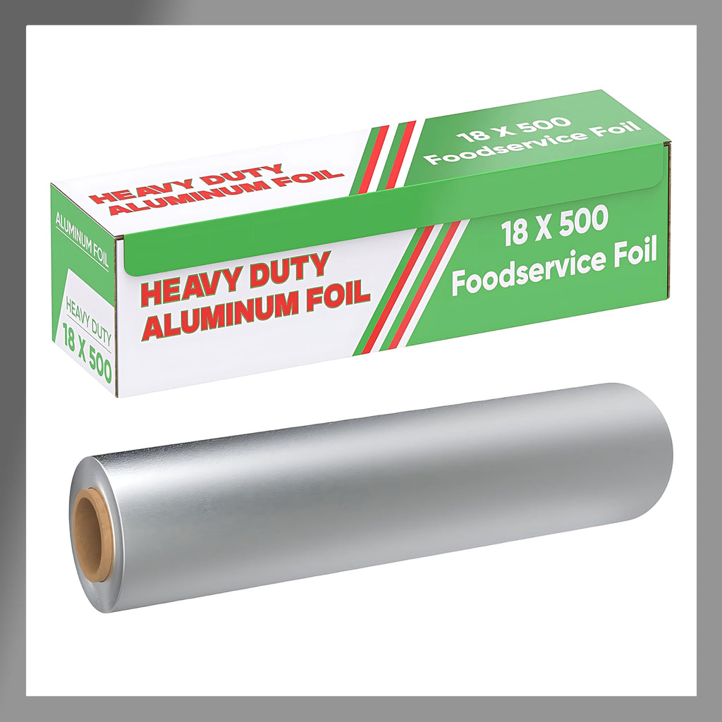 Pokanic Aluminum Foil Wrap Roll Heavy Duty Commercial and Home Use for Food, BBQ, Grilling, Cooking, Baking, Roasting, Party