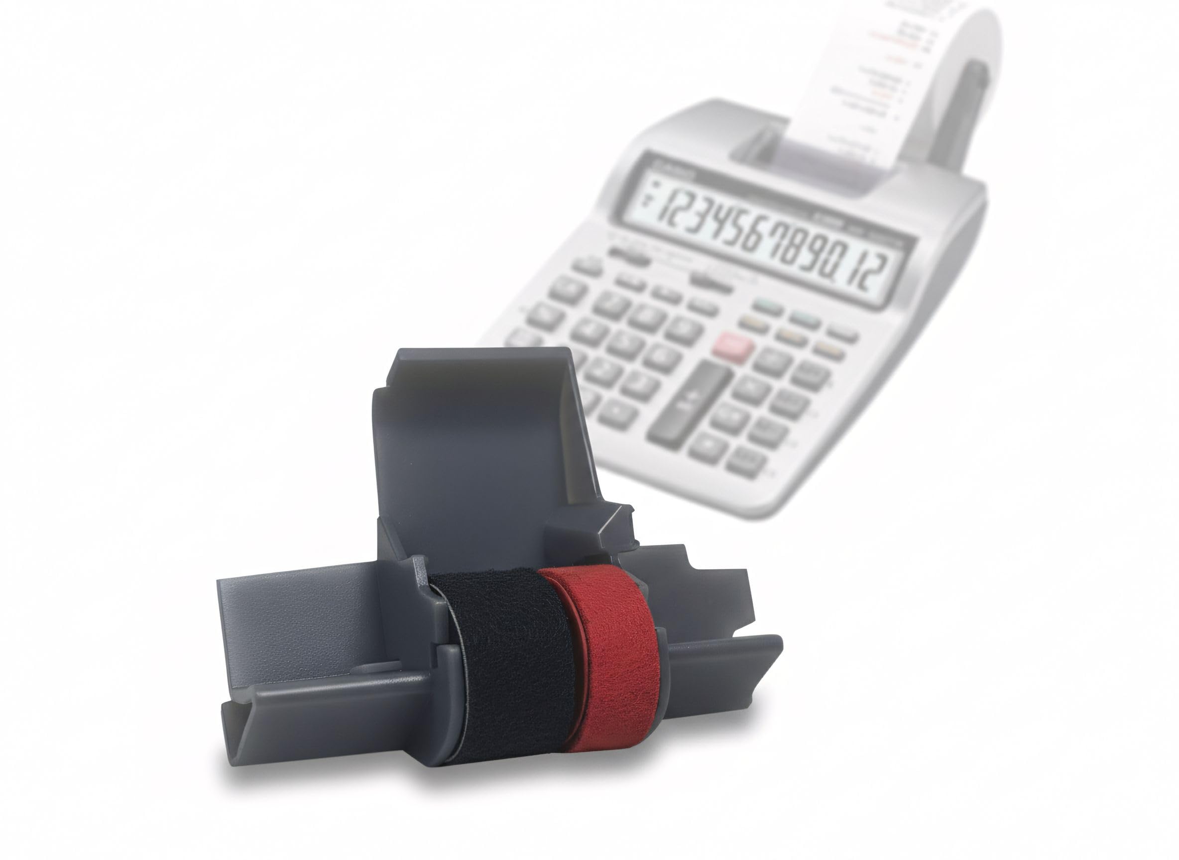 IR-40T x [2 Pack] Ink Roller Black and Red Compatible with Canon P23-DH V and Casio HR-100TM HR-150TM Printing Calculators (2 Pack)
