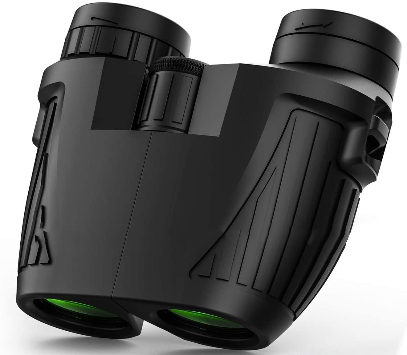 Pokanic Binoculars High-Resolution [12 x 25 Optics] Clear Vision Compact Size for Travel, Camping, Hiking, Bird Watching, Wildlife, Outdoor Adventure