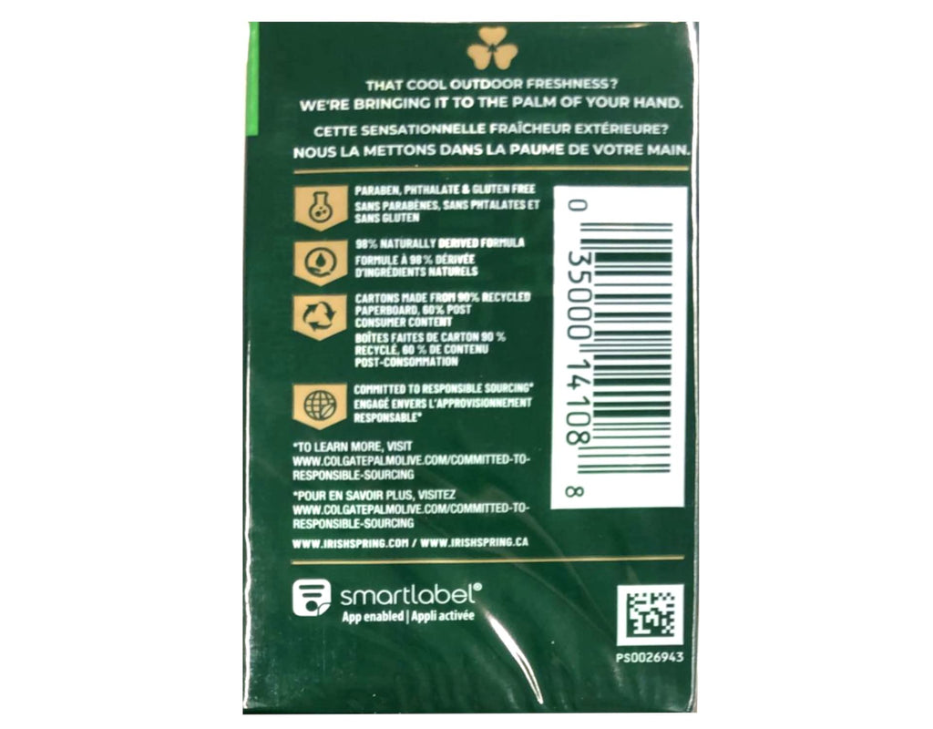 Irish Spring Deodorant Soap Bars Original, 3 Count