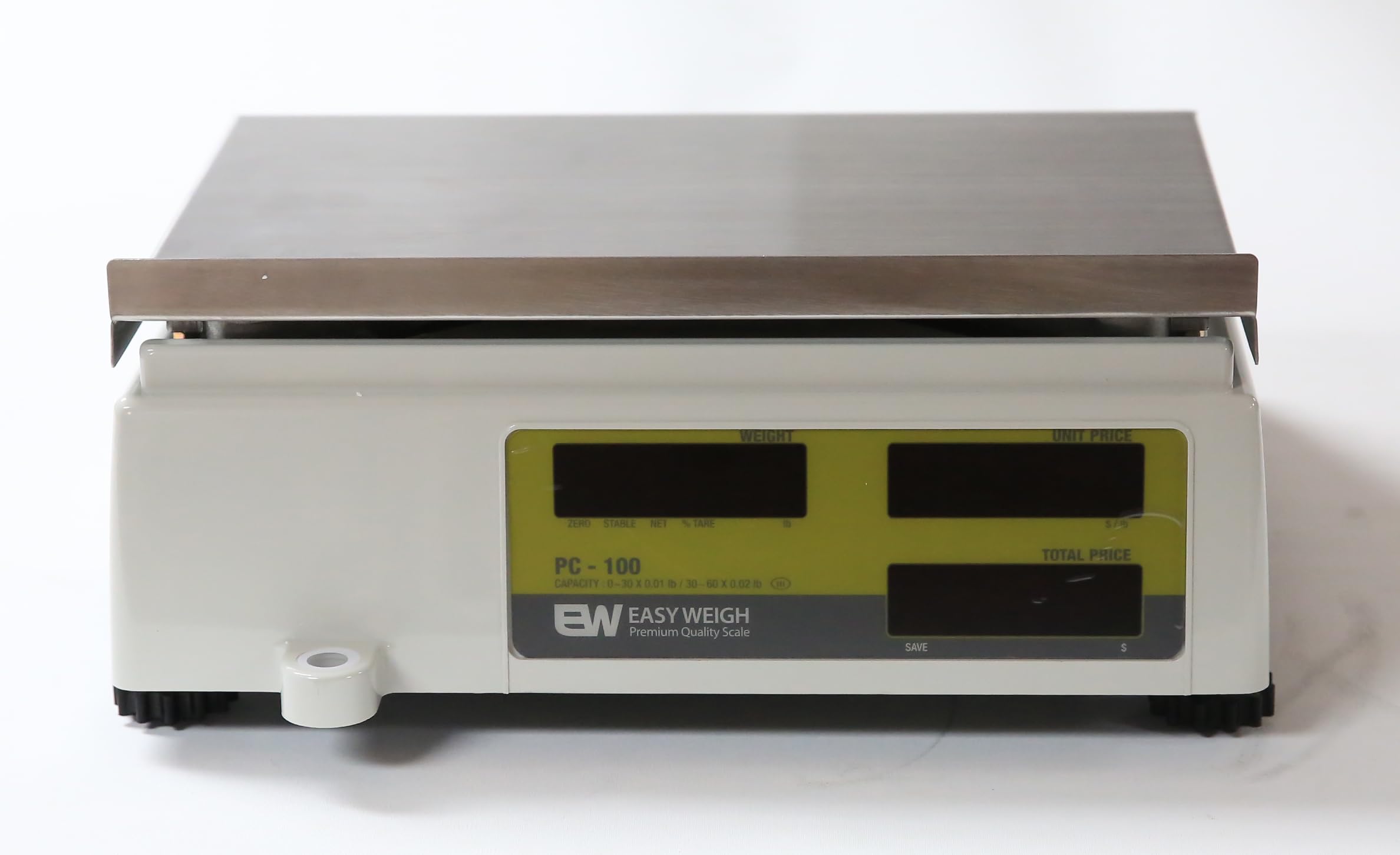 Easy Weigh PC-100 60lb Capacity Price Digital Computing Scale Legal for Trade Class III Deli Produce Grocery Meat Kitchen NTEP (PC-100)